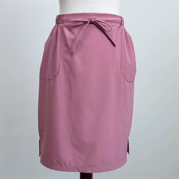 Albion Fit Light Mauve Drawstring Waist Athletic The Away Skirt - Picture 1 of 9